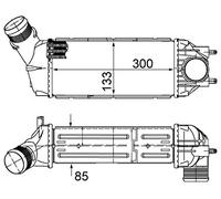 MAHLE CI 492 000S Intercooler