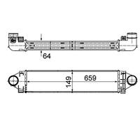 MAHLE ORIGINAL CI 499 000S Intercooler