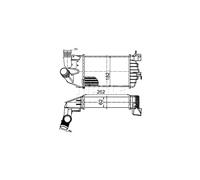 MAHLE CI 510 000S Intercooler adatto per Opel Astra H Kasten/station wagon (L70)