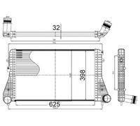 MAHLE ORIGINAL CI 517 000S Intercooler