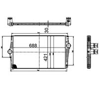 MAHLE CI 520 000S Intercooler Behr