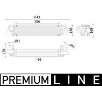 MAHLE CI 617 000P Intercooler per BMW,MINI
