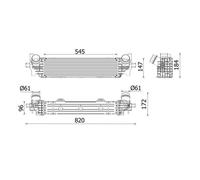 Mahle CI 660 000P Intercooler Per BMW F90 G30 G31 G32 G11 G12
