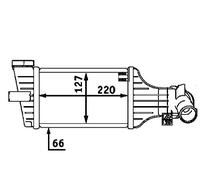 MAHLE CI 71 000P Intercooler BEHR Premium Line