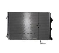 MAHLE CIR 32 000S Radiatore bassa temperatura, Intercooler