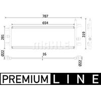 Mahle CIR 35 000P Radiatore a Bassa Temperatura