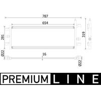 MAHLE CIR 35 000P Radiatore bassa temperatura, Intercooler per BMW,BMW (BRILLIAN