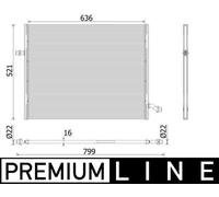 MAHLE CIR 36 000P Radiatore bassa temperatura, Intercooler per MERCEDES-BENZ