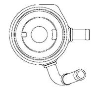 MAHLE CLC 195 000S Radiatore olio motore