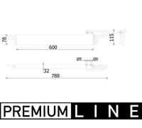 MAHLE CLC 224 000P Radiatore olio, Olio motore per OPEL,VAUXHALL