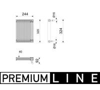 Mahle Original Radiatore olio motore CLC 439 000P per BMW X6 (G06, F96) 4.4 2019-2023