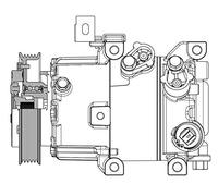 MAHLE ORIGINAL ACP 631 000P Compressore aria condizionata