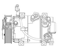 MAHLE ACP 632 000P Compressore aria condizionata