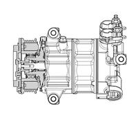 MAHLE ORIGINAL ACP 654 000P Compressore aria condizionata
