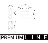 MAHLE Condensatore Aria Condizionata Con Essicatore per Audi Q8 e-Tron