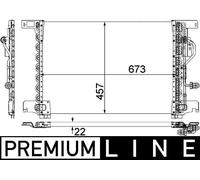 MAHLE Condensatore Aria Condizionata Radiatore Clima (AC 283 000p)