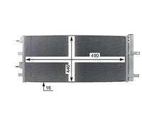 MAHLE Condensatore, Climatizzatore AC274000P | Compatibile con: JAGUAR F-TYPE Cabriolet, F-TYPE Coupe, XF I, XF SPORTBRAKE, XJ, XK II Cabriolet, XK II Coupe