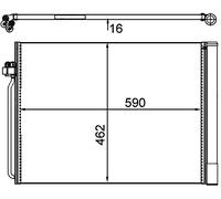 MAHLE Condensatore, Climatizzatore AC405000P
