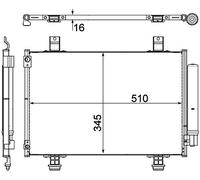 MAHLE Condensatore, Climatizzatore AC456000P
