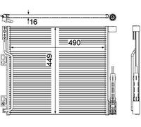 MAHLE ORIGINAL AC 570 000P Condensatore climatizzatore