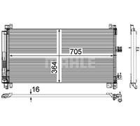 MAHLE Condensatore, Climatizzatore AC597000P