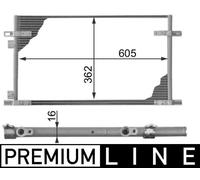 MAHLE Condensatore Climatizzatore Clima Cooler Per Renault Laguna I B56_ 556_