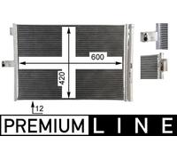 MAHLE Condensatore Climatizzatore Con Essicatore per Mercedes-Benz CLS C218 Sl