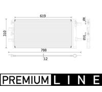 MAHLE Condensatore Climatizzatore Con Essiccatore Per MINI Mini Cooper One Ford