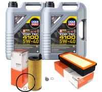 MAHLE Controllo Set 10 L LIQUI MOLY 5W-40 4100 TOP TEC Per BMW X3 xDrive30d
