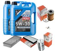 Mahle Controllo Set 10 L Liqui Moly da Molto Tempo 5W-30 per BMW 7er 735i Il