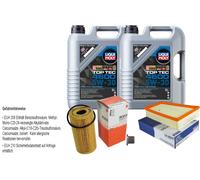 MAHLE Controllo Set 10 L Liqui Moly Top Tec 4600 5W-30 Per Renault Scénic II