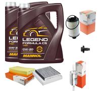 MAHLE Controllo Set 10 L MANNOL 0W-20 Legend Formula C5 Per Jaguar XF 5.0