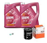 Mahle Controllo Set 10 L mannol 0W-20 Legend Ultra per Toyota Yaris