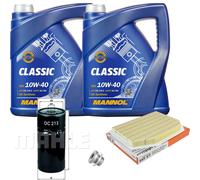 MAHLE Controllo Set 10 L MANNOL Classic 10W-40 Per Porsche 911 3.8 Carrera