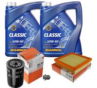 MAHLE Controllo Set 10 L MANNOL Classic 10W-40 Per Porsche 911 Cabriolet 3.6