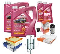 MAHLE Controllo Set 10 L MANNOL Legend+Ester 0W-40 Per Audi A4 Avant RS4