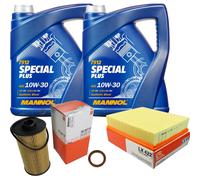 MAHLE Controllo Set 10 L MANNOL Special Plus 10W-30 Per BMW 8er 840 Ci