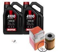 MAHLE Controllo Set 10 L MOTUL 4100 SYN-nergy SPEC 10W40 Per Alpina B10 E34