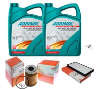 MAHLE Controllo Set 10L ADDINOL GIGA LIGHT MV 5W-30 Per Alpina B10 E34 3.4