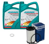 MAHLE Controllo Set 10L ADDINOL GIGA LIGHT MV 5W-30 Per Audi A8 4N2 4N8 S8