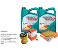 MAHLE Controllo Set 10L ADDINOL GIGA LIGHT MV 5W-30 Per BMW 6er E63 645 Ci
