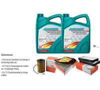 MAHLE Controllo Set 10L ADDINOL GIGA LIGHT MV 5W-30 Per BMW X6 E71 E72