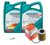 MAHLE Controllo Set 10L ADDINOL GIGA LIGHT MV 5W-30 Per Lexus GS GRS19
