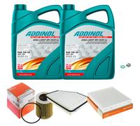 MAHLE Controllo Set 10L ADDINOL GIGA LIGHT MV 5W-30 Per Lexus GS GRS19