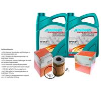 Mahle Controllo Set 10L Addinol Super Light 5W-40 per Alpina B10 E34