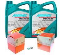 MAHLE Controllo Set 10L ADDINOL SUPER LIGHT 5W-40 Per Lotus Evora Exige