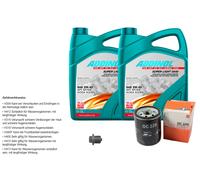 MAHLE Controllo Set 10L ADDINOL SUPER LIGHT 5W-40 Per Porsche 911 Targa 993