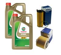 MAHLE Controllo Set 10L CASTROL EDGE 5W-30 C3 Per Audi A6 Allroad 2.7 TDI
