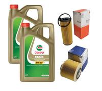 MAHLE Controllo Set 10L CASTROL EDGE 5W-30 C3 Per Audi A6 Allroad 2.7 TDI