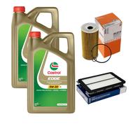 MAHLE Controllo Set 10L CASTROL EDGE 5W-30 C3 Per Hyundai Tucson 2.0 CRDi